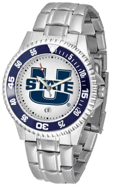 Utah State Aggies Competitor Steel Men’s Watch